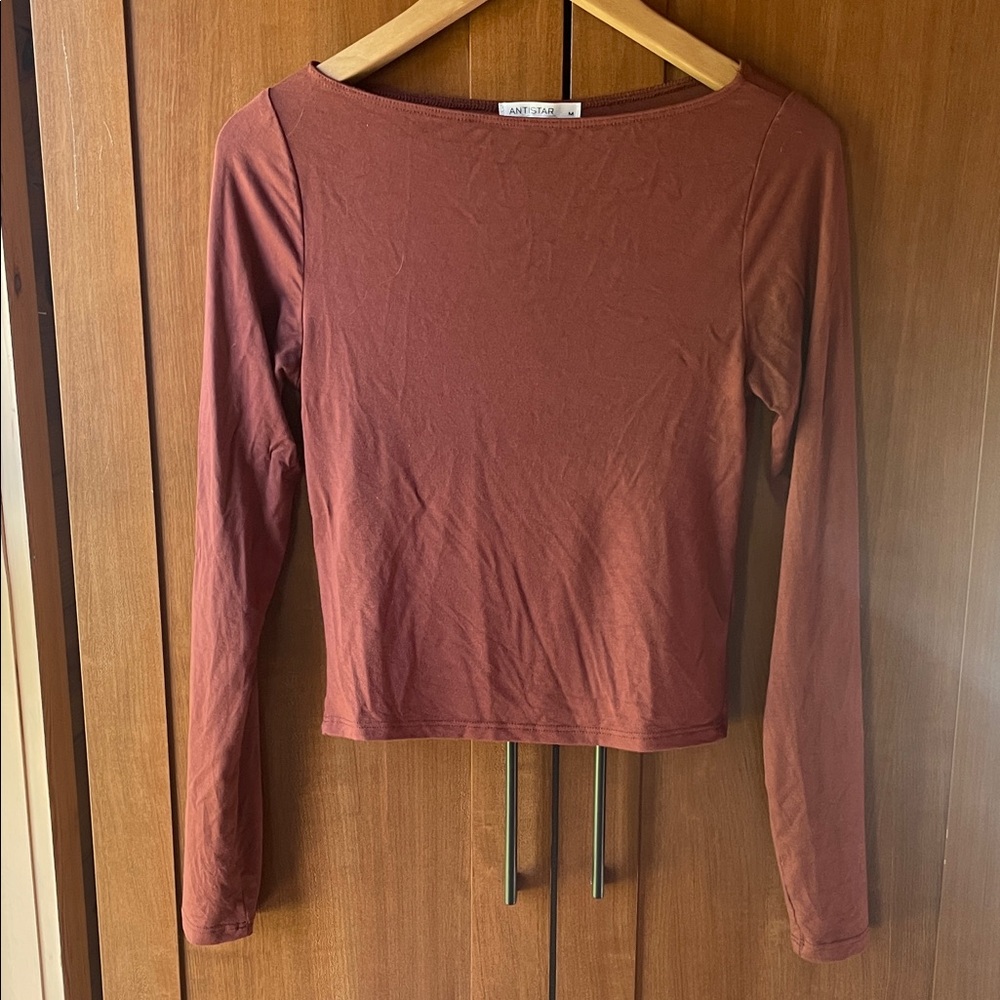 a new day Long Sleeve Boatneck Top